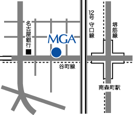 電話代行/秘書代行 MGA 大阪センター MAP